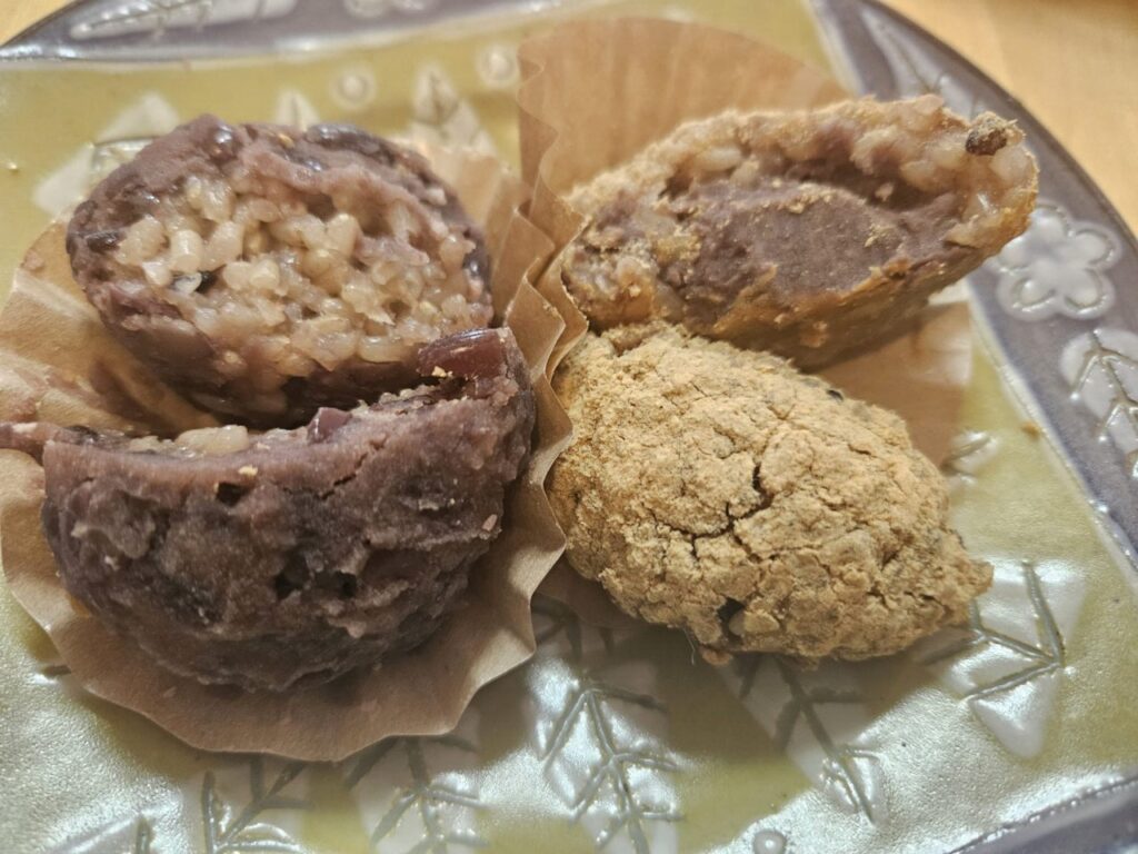 喫茶ホーボー堂のおはぎ